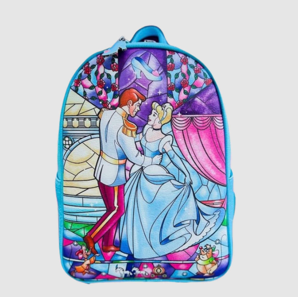 Loungefly Exclusive Cinderella Stain Glass Backpack New With Tags!